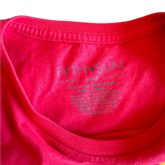 Fifth Sun Women’s Red T-shirt - Picture 2 of 4